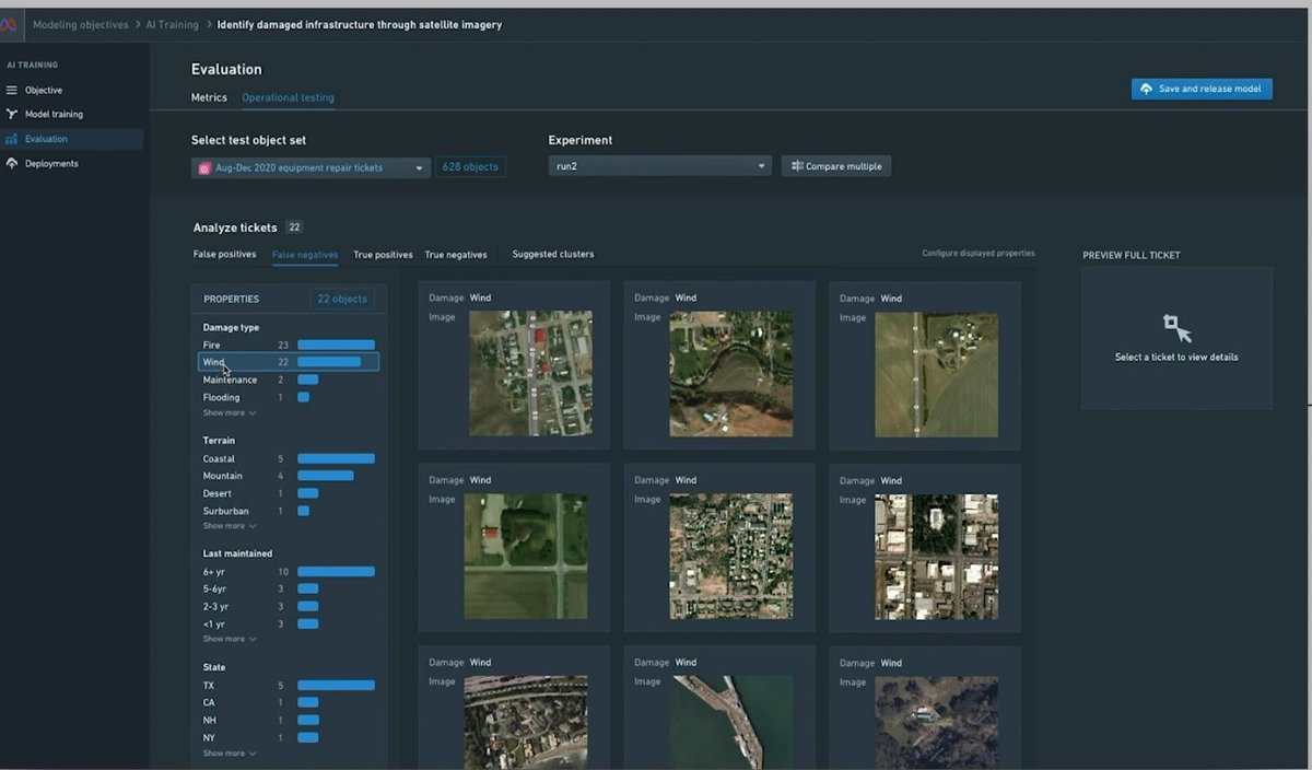 - ML model performance dashboard views - Computer vision example seen below