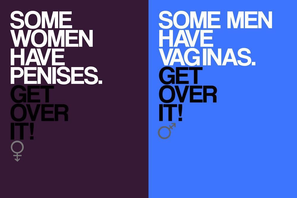 And the proselytization to women of such a denial of biology to the point of women believing it.