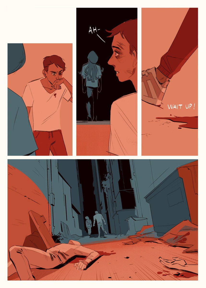 sample pages from an old abandoned comic idea about a guy who becomes roommates with an octopus

maybe i'll do something with this story one day ? 