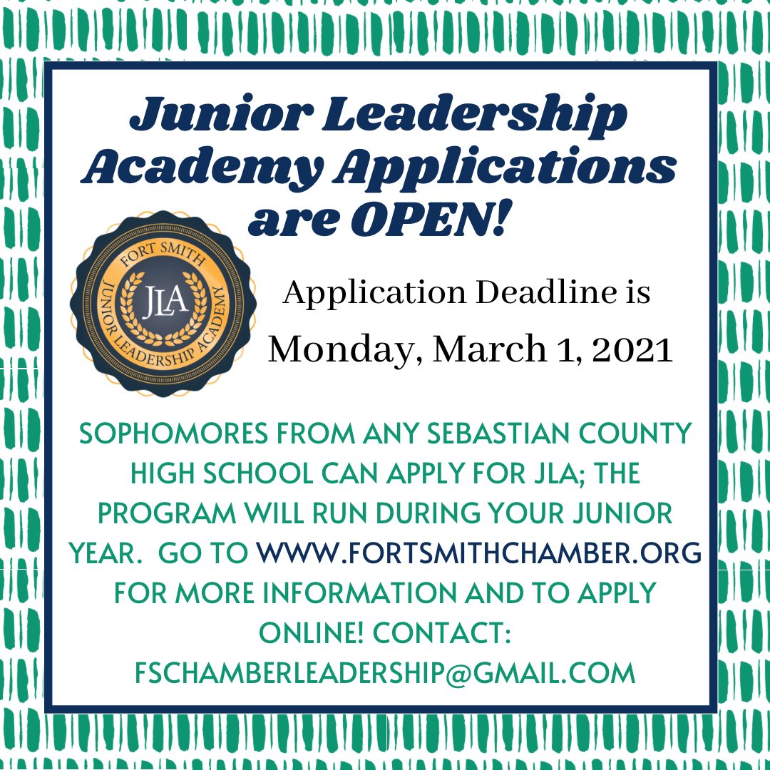 LeadershipFSM's tweet photo. Our youth program is accepting applications for the next class! #futureleaders #futureworkforce https://t.co/zgLuF4L26s