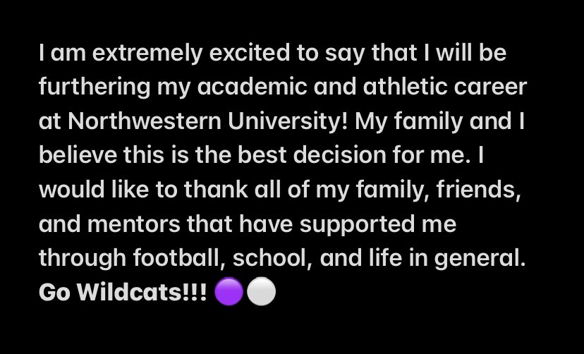 carmine_bastone's tweet photo. COMMITTED!!!
@NUFBFamily 
@coachfitz51 
@DLCoachLong 
@TheToddMcShane 
@dmeyo1 
@robertpomazak 
#GoCats https://t.co/8HwNgVNEHR