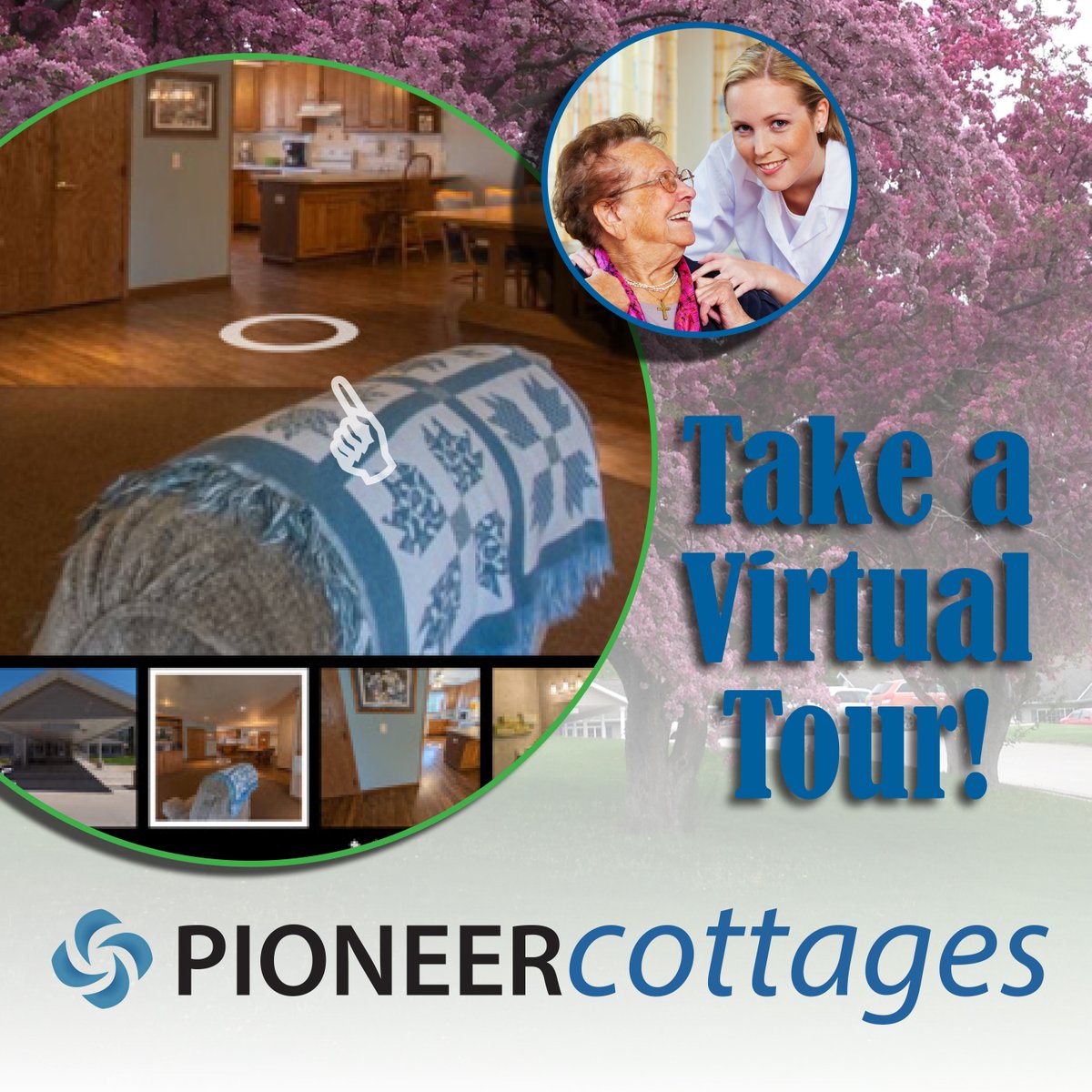 Pioneer Cottages in Fergus Falls &amp; Breckenridge have openings for spring move-in dates. Curious? Take a tour online at pioneercare.org/live #memorycare #Alzheimers #fergusfalls #breckenridgemn