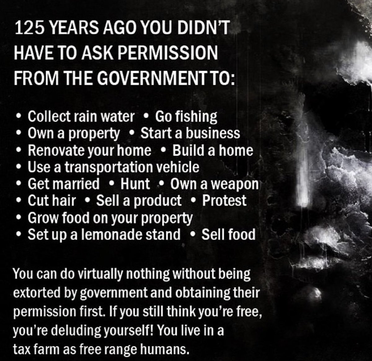 Next thing you know, we will ask permission to be human.