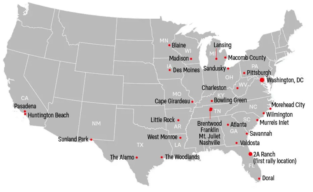 WFAF mobilized quickly after the election. They started a huge Stop The Steal group on FB, which was eventually taken down. Beginning in late November, they hit over 20 cities across the country. The message was always the same: The election was stolen from Trump.