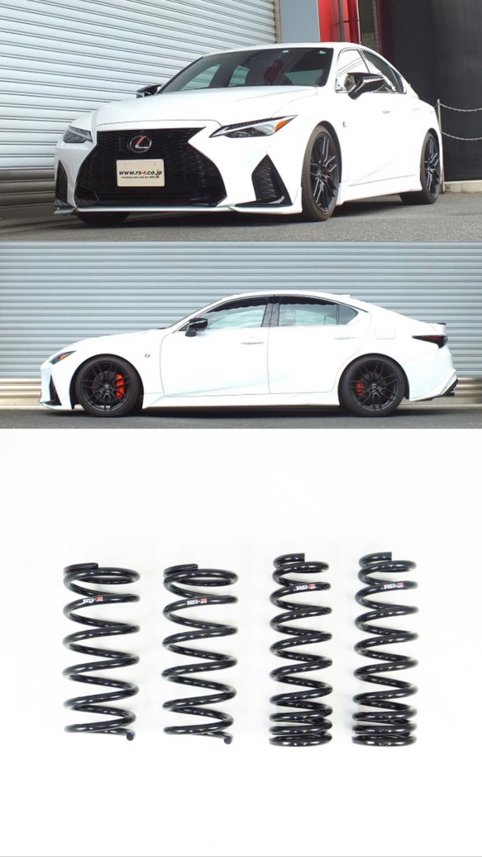 RSRUSA's tweet photo. Our Down Springs are here for the 2021 Lexus IS 350 F-Sport (RWD)! They are in extremely high demand so order today! Thank you for your patience! #rsrusa #masterofheight #lexusis350 #is350fsport
#lexfest #downsprings https://t.co/7fe1Lx86Id
