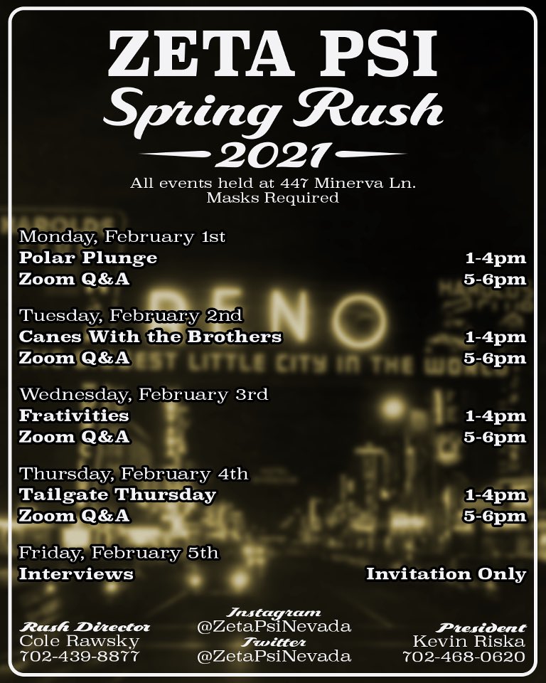 Come out to rush next week!!