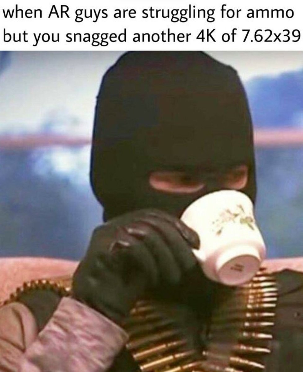 ProactiveThreat's tweet photo. I wish I wasn't an AR guy :(
#762x39 #ak47 #mk47 #cz527 #rugar #ar15 #ar15pistol #carbine #rifle #sbrnation #sbr #shawty #shotgun #guns #funny #funnyshit #funnymemes #funnycauseitstrue #rangeday #sadbuttrue #lol #love #2a #2af #pewpew #longisland #nassaucounty #callofduty #follow https://t.co/QVFDFBh4DD