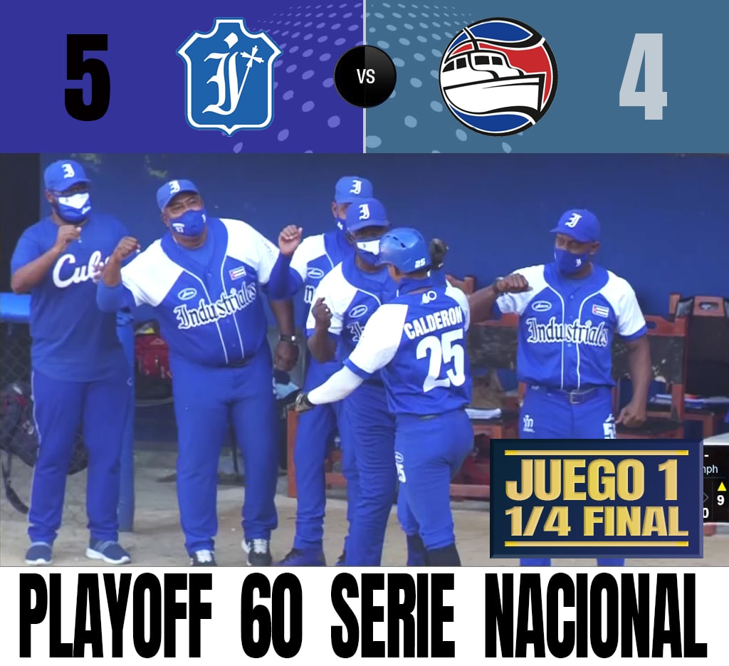 cubanplay's tweet photo. Leones 🦁 de #IND derrotan a los alazanes de #GRA 5️⃣✖️4️⃣ y dan así el primer golpe en cuartos de final de la #60SNB. El pitcher ganador fue Andy Rodríguez https://t.co/C5FgaocoId