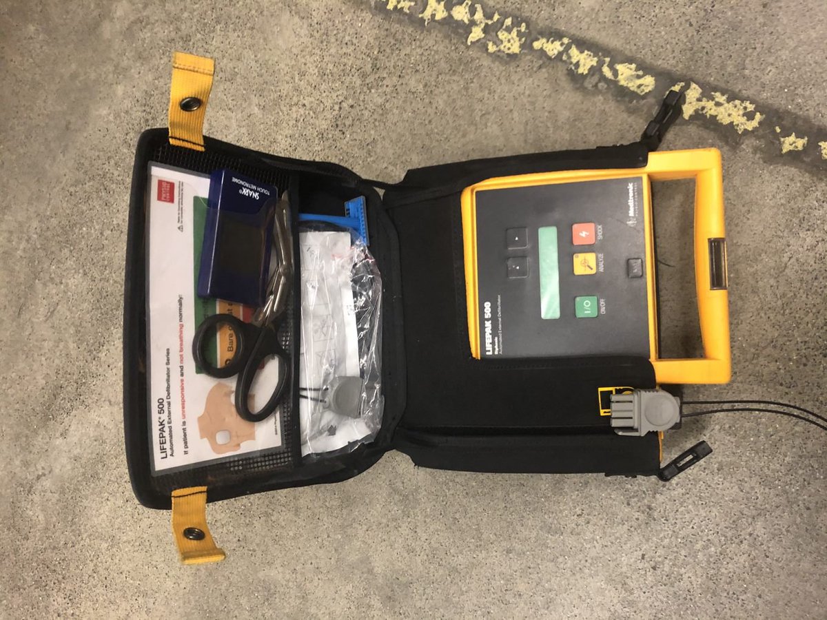 The compartment they use more often than not is small, but mighty, and includes an AED, oxygen, and an aid kit filled with most of the supplies an EMT needs to evaluate/triage a patient.