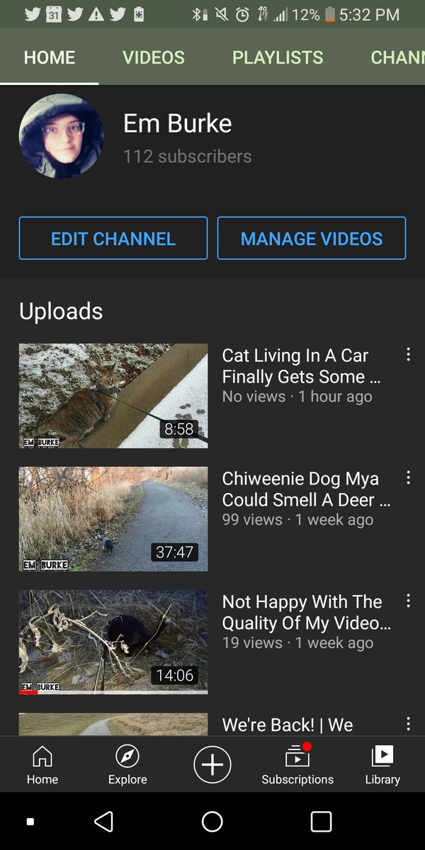 VanDogRoadLife's tweet photo. Still trying to get this channel started! Just uploaded another shitty video. Am I selling this? This channel is a work in progress, but I am trying to make something of it. #YouTube #YouTubers #youtuber #vanlife #livinginacar #microcamper #budget #frugal #subscribe #video #pets https://t.co/dhqCUCFfTc
