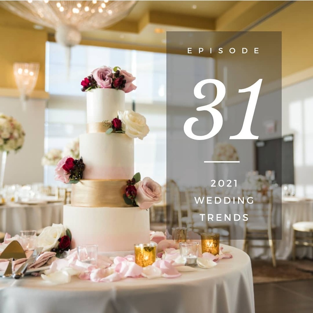 TYWPodcast's tweet image. 2021 is here and that means new wedding trends! ✨
​
​Catch all podcast episodes on ift.tt/3c4NKYh 🎙