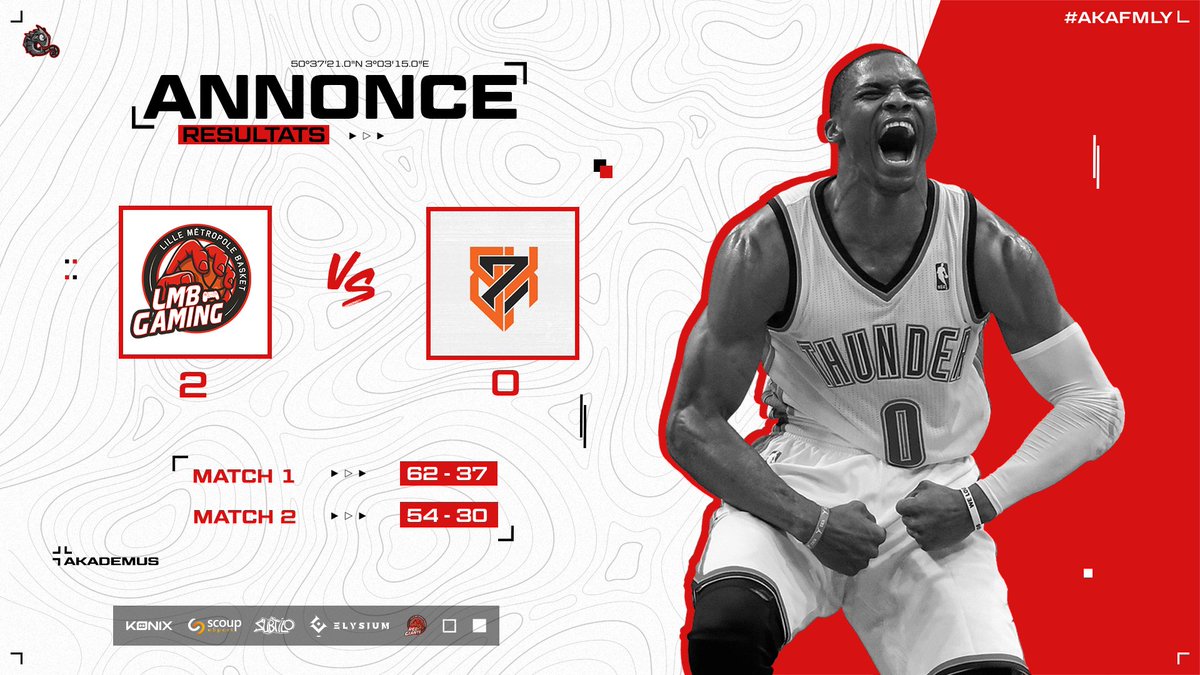 #NBA2K 

Nos joueurs <a href="/LMBGaming_2K/">LMB Gaming</a> étaient en forme hier soir ! 😱

Ils ressortent vainqueurs de leur confrontation face à @BzKeSport en remportant les deux matchs 👊

Félicitations pour ce résultat ! Bravo également à nos adversaires qui se sont bien défendus !

#redGIANTS 🔴⚪️