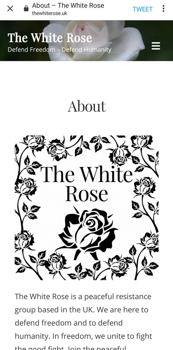 Another U.K. grouo "White Rose" with same ideology/conspiracies, masquerading as fighting tyrrany, have called for same on Jan 30thA fascist front group with ties to Irish Freedom Party & Nigel Farage? or else it's a massive coincidence calling for same thing on same date.3/