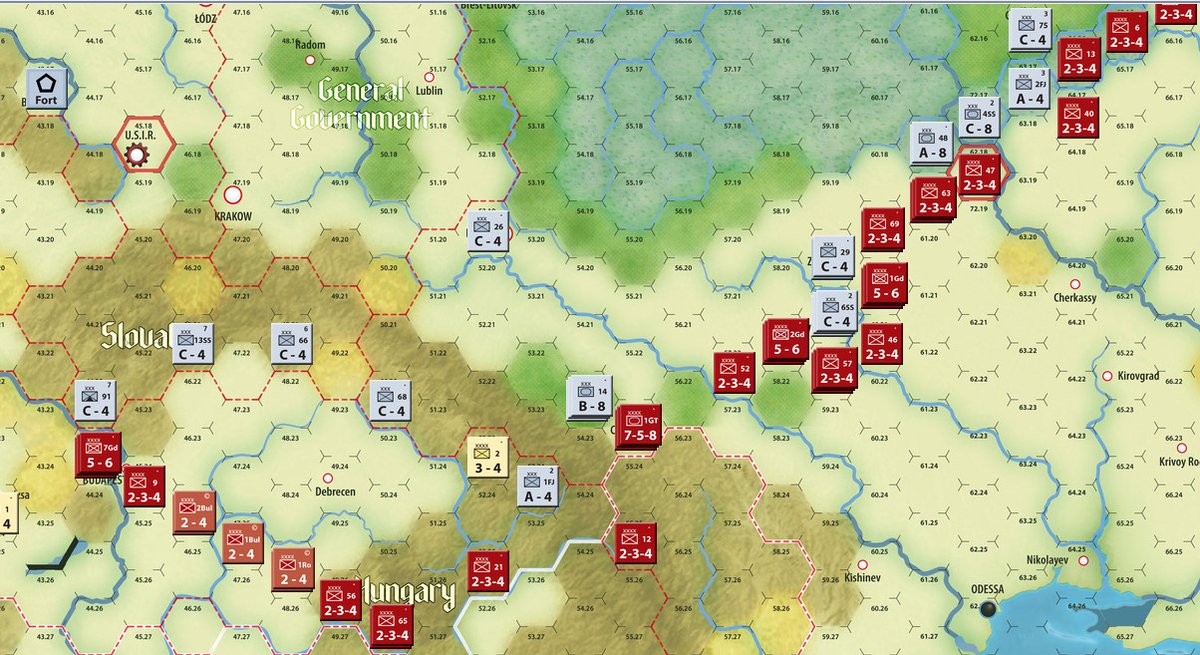 SanchoMateos's tweet photo. Continuamos el #thefallofthethirdreich y ya sólo nos queda 5 turnos para terminar!!!!...los aliados de @PaulPanosky han liberado Estrasburgo, y la guardia Roja alcanza Budapest !!...Los Alemanes de @Silas_Deemer se preparan para contraatacar....#compassgamesllg https://t.co/B1yTg5l5Jo