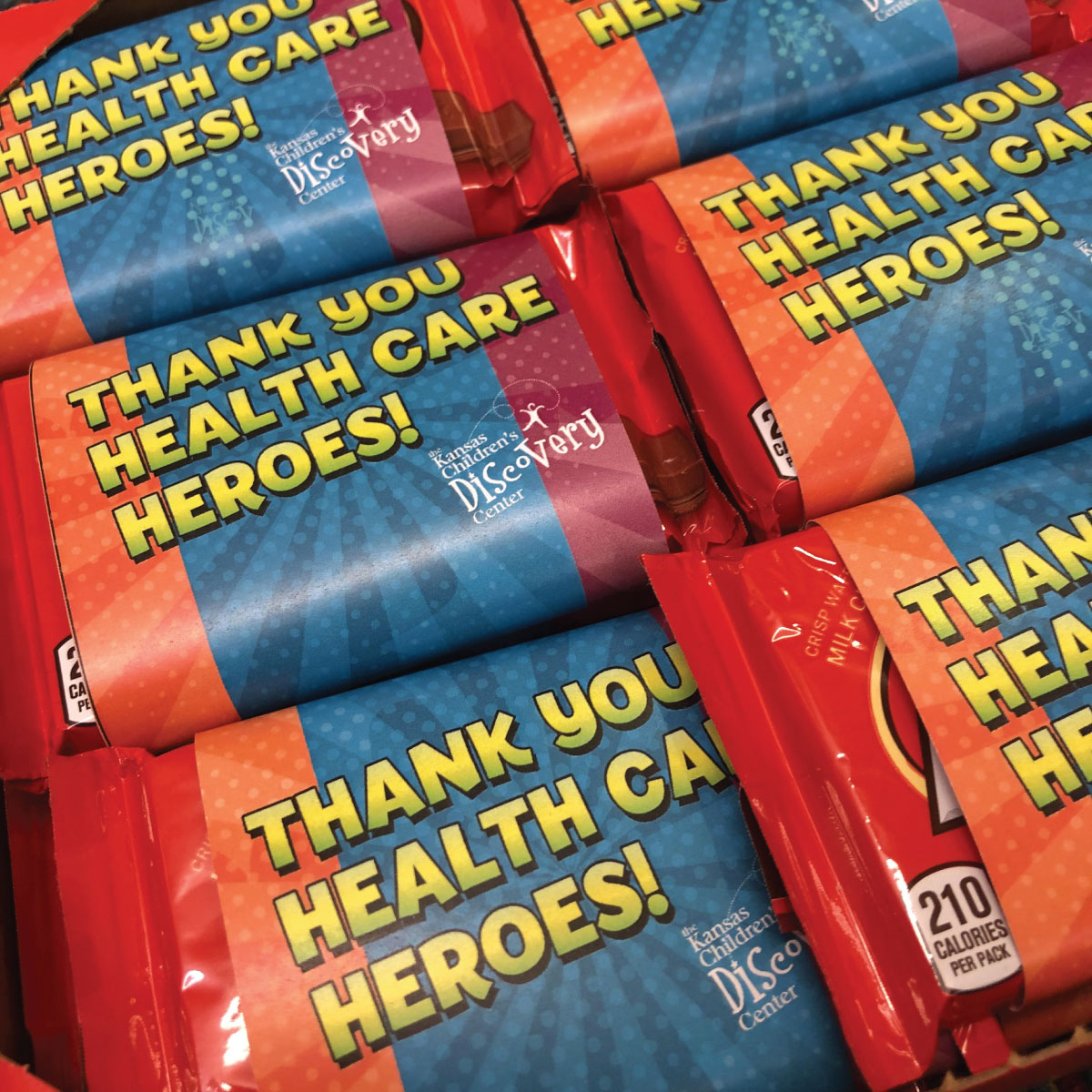 kansasdiscovery's tweet photo. Hundreds of treats delivered to our friends at @StormontVail, @kuhospital and Pediatric Associates of Topeka! Thank you to all our health care professionals for keeping families safe. ❤ #topcitykids #childrensmuseum #kansasdiscovery #topekastrong #topcity #topekakansas https://t.co/RGNt3m2qYx