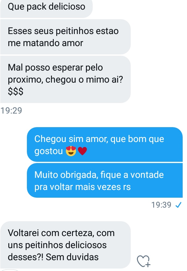 Dudababy11's tweet photo. Minha primeira venda aaaaaaa 😍😍😍

E pelo visto ele saiu muito satisfeito ♥️🙏🏻

Vem adquirir o seu também amor 😋🔥 https://t.co/QQ6FyT4otB