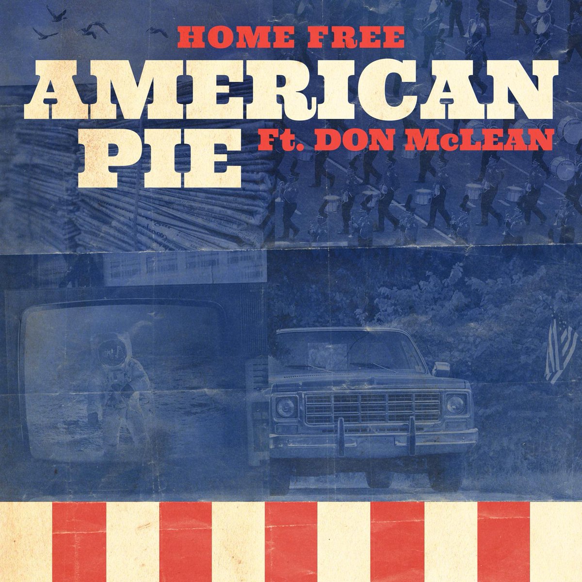 donmclean's tweet photo. This year is the 50th anniversary of my song “American Pie”. To commemorate that milestone, the guys of @HomeFreeGuys have created a new version of the song with me. Get it Friday and pre-save now at https://t.co/anHHjKcz3j https://t.co/sJjAyeWUuq