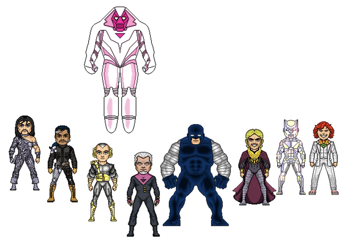 My first team: HEAVY METAL! Almost every cyborg and evil inventor you could want, PLUS a Malice-controlled Forge! Give this team a week to prep, and I wouldn’t like the X-Men’s chances...