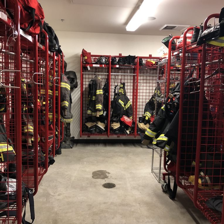Besides seat-belts, crews have to make sure they stay protected. For day-to-day EMS calls this means "MEGG" or Mask, Eye Protection, Gown, & Gloves as well as new decontamination processes.For other circumstances they also have a turnout gear and ballistic platforms.