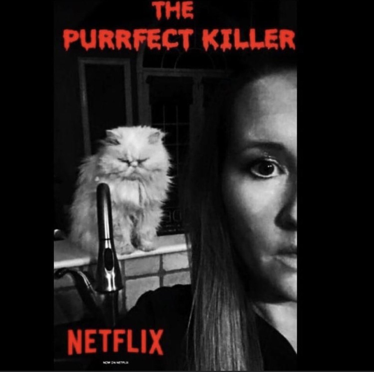 She loved acting all murdery