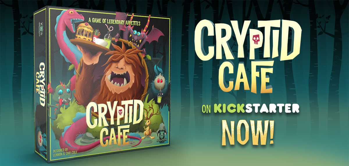 SquatchyGames's tweet photo. ☕ ICYMI: Cryptid Cafe Is Live On Kickstarter! 🐲 - https://t.co/jQu5elEWHc https://t.co/SWXPCREpcR