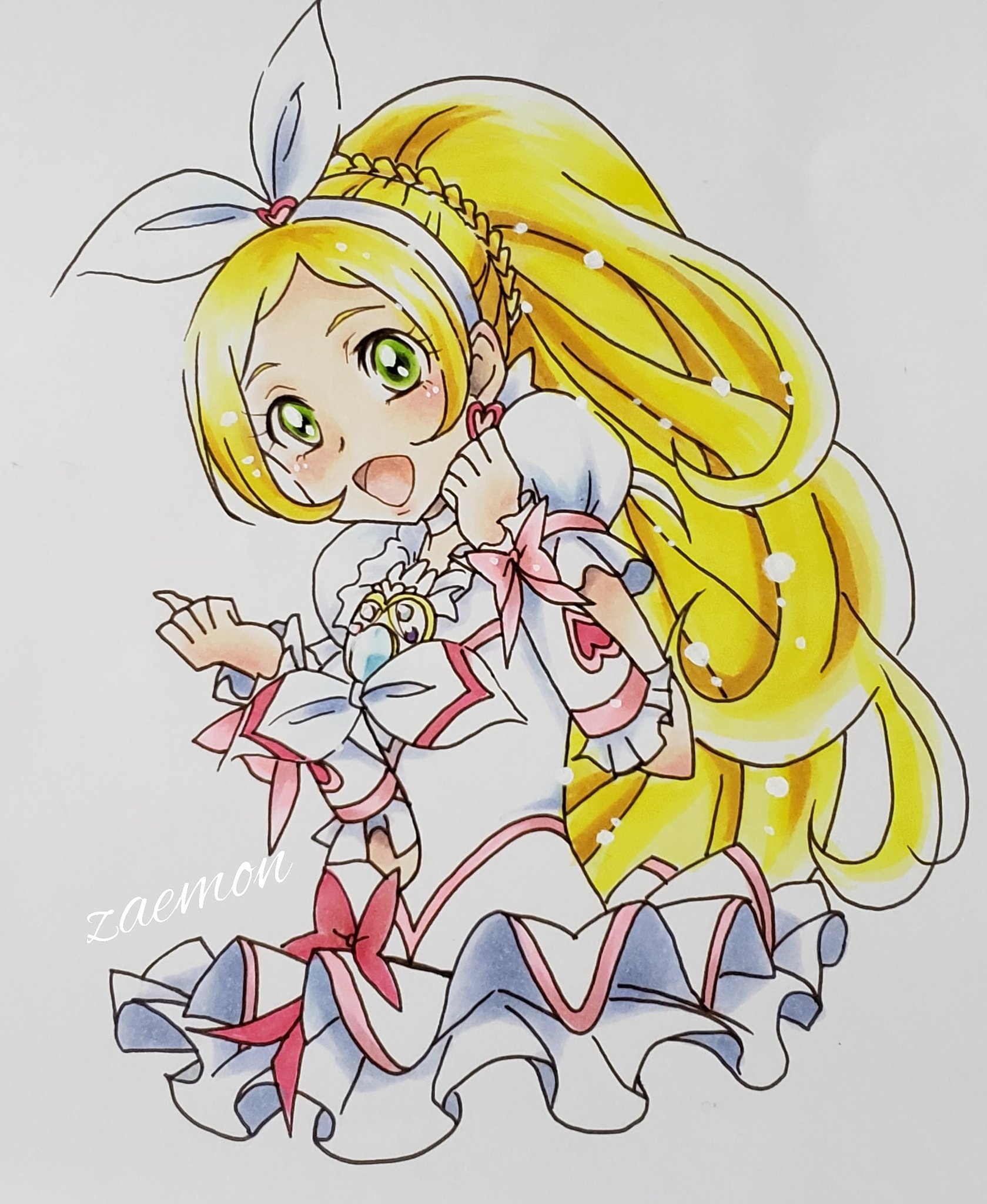 Twitter 上的 Zaemon インスタの企画でキュアリズムを描きました あまりカワイィイラストを描かないので新鮮 プリキュア キュア リズム コピック イラスト イラスト好きさんと繋がりたい T Co 3hfcivnp53 Twitter