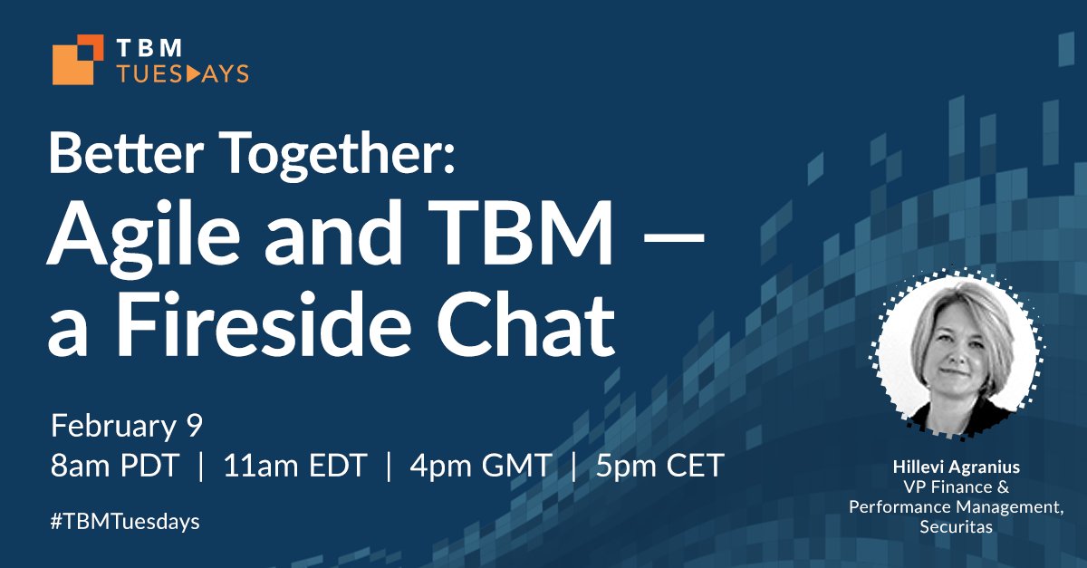 TBMCouncil's tweet photo. #TBMTuesdays is back! Join us on February 9 for the first session of 2021 featuring Hillevi Agranius, VP Finance and Performance Management at @Securitas_Group.  https://t.co/sQaOmIhKhs https://t.co/fvs2RS98nh