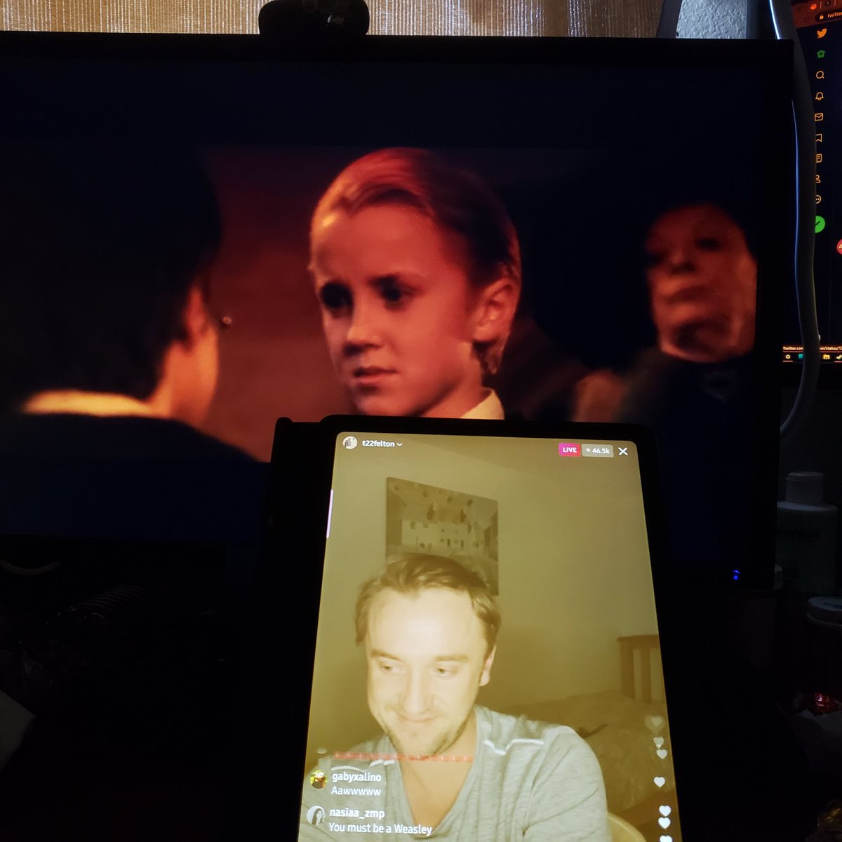TheOnly_MG's tweet photo. we finally got to the part where he shows up #HPWatchParty it only took about a month. https://t.co/gAOFRlWxEh
