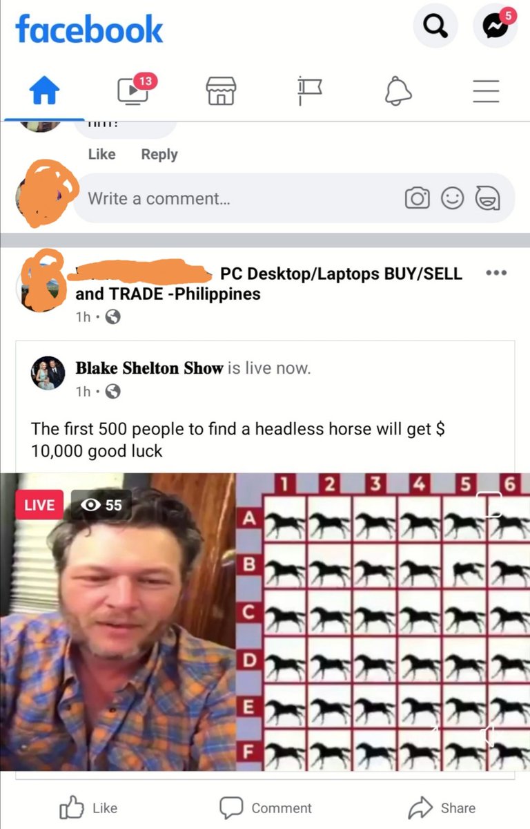 CreativEighty4's tweet photo. @blakeshelton Is this serious? https://t.co/t9v27JAier