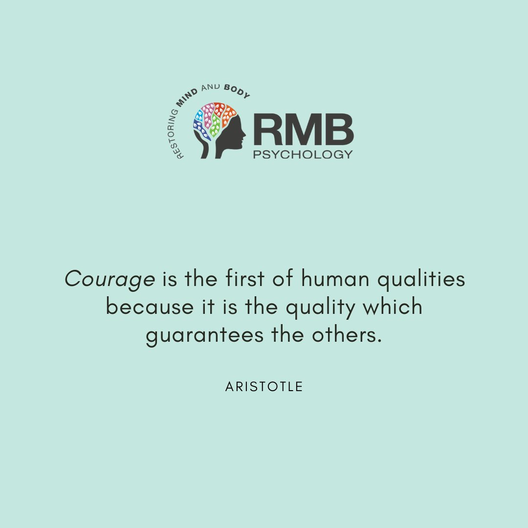 RMB_Psychology's tweet photo. Ah yes, courage. Imagine what we each could achieve if we had courage in spades!

#rmbpsyhcology #melbournepsychologist #firstreponders #ptsd #cptsd #posttraumaticgrowth #trauma #police #ambulance #healingispossible #firefighters #frontlineworkers https://t.co/AjPliKYBkv