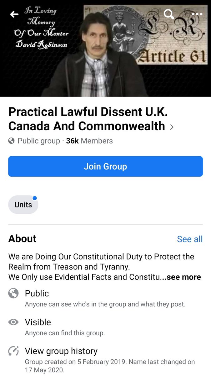 And the freeman, sovereign, Ben legal woo Gilroy crap is everywhere, lots of headbangers in NI spouting "natural law" nonsense & in the U.K. this group is pretty full on at the minute, it's all literally the same woo bs that Ben Gilroy spouts & would put ya into a coma with.