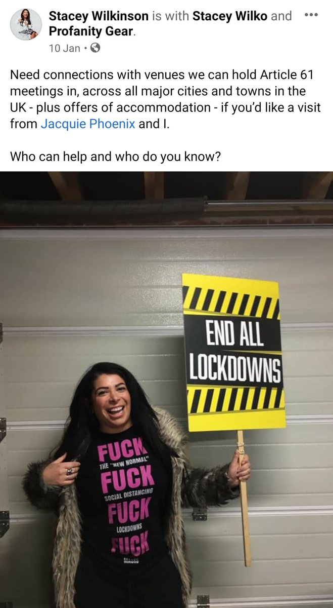 And the freeman, sovereign, Ben legal woo Gilroy crap is everywhere, lots of headbangers in NI spouting "natural law" nonsense & in the U.K. this group is pretty full on at the minute, it's all literally the same woo bs that Ben Gilroy spouts & would put ya into a coma with.