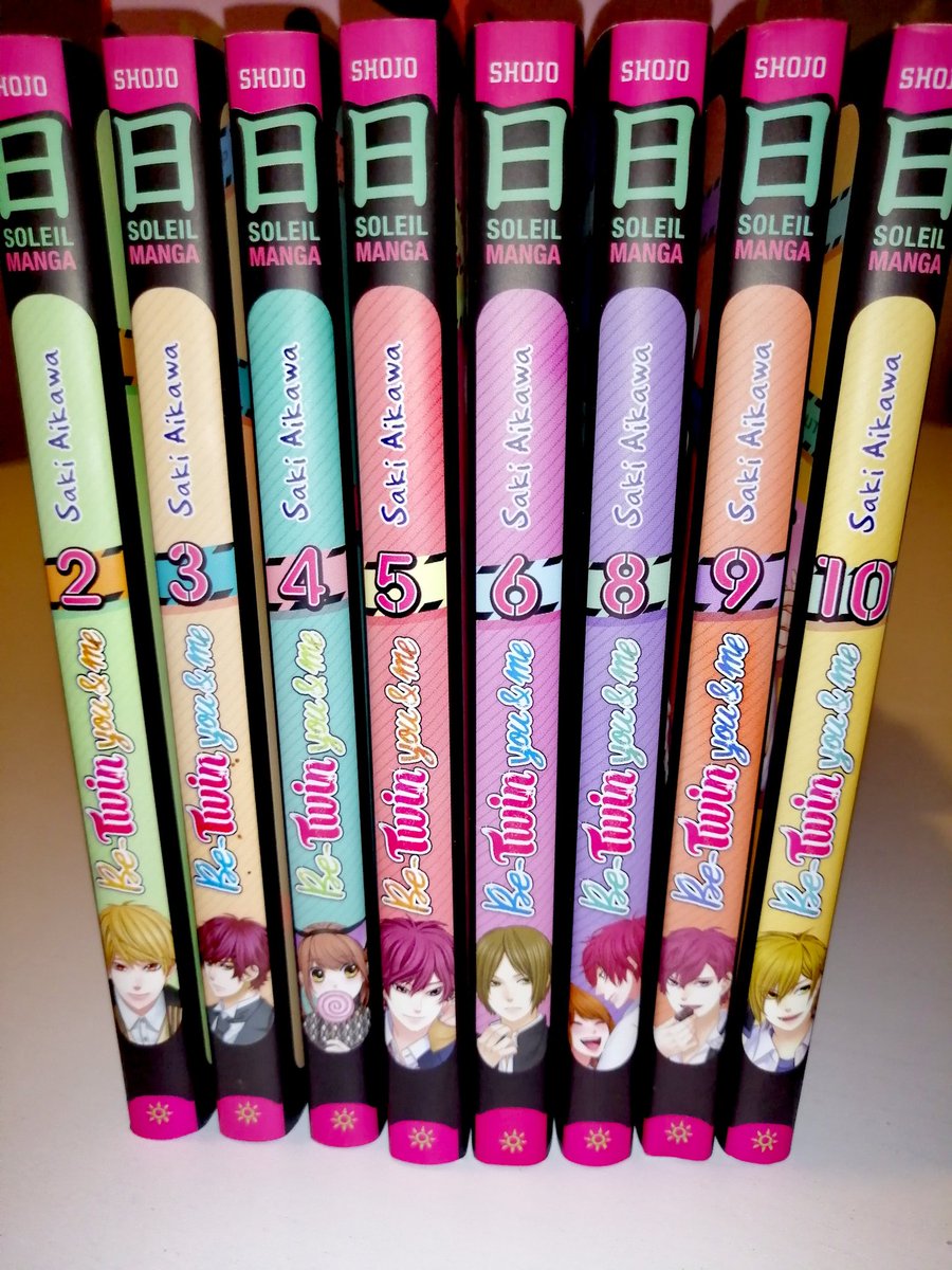 Koupine_Kawaii's tweet photo. Petits achats du jour 😊
J'aime beaucoup les séries de #SakiAikawa et je voulais absolument finir de compléter ma série Be-Twin You & Me 😍
C'est chose faite ✅
#Manga #BeTwinYouAndMe #SoleilManga #Shojo https://t.co/TJnJFUttjS