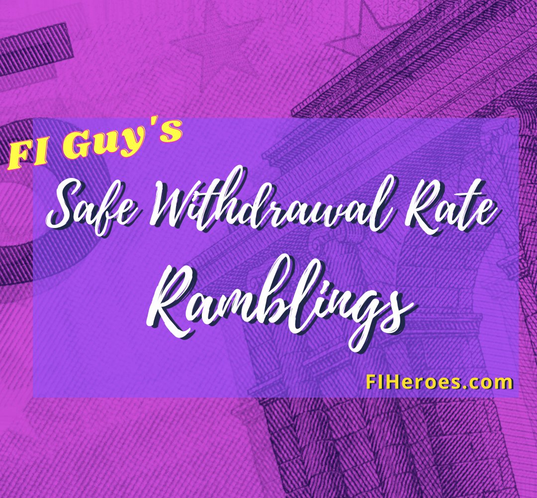 FI Guy is at it again. This week his ramblings focus on the safe withdrawal rate and his thoughts on why FIRE often feels so unreachable to the masses.

fiheroes.com/safe-withdrawa…

#FIHeroes #FIRE #SafeWithdrawalRate #FinancialFreedom #PersonalFinance #Retirement #EarlyRetirement