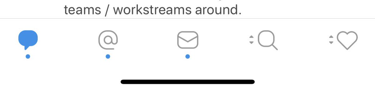 I love the uniqueness of straight edges on the magnifying glass and @ symbol. But why not on the Tweets icon and a tad bit on the heart? And the tab spacing looks a little off, like it was made in cross platform tools?