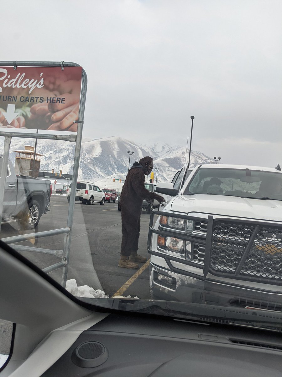 TNTYLERNELSON's tweet photo. @RidleysMarkets Ridley's is the best place to shop, even Bigfoot shops at Ridley's! https://t.co/wlVQL7Ts2N