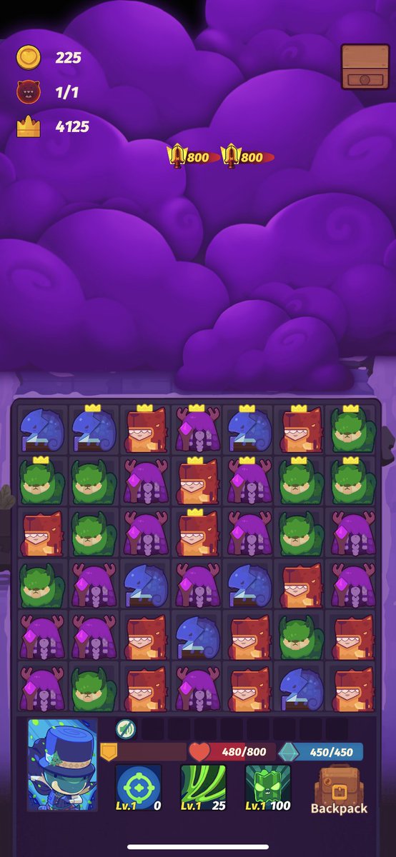 BokeIndieGames's tweet photo. 😲Oh no, enemies covered by clouds.

#milliondungeon #mobilegames #mobilegaming #madewithunity #indiegames #indiegamestudio #indiegamedev #matchthree #rpg #roguelike #adventure #ios #android #2dart #2dgame #2dgameart https://t.co/RvWzZ46k27