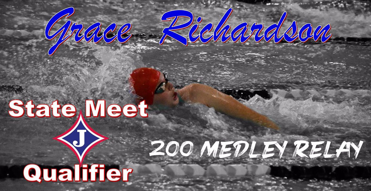 Congrats to Grace Richardson on #Qualifying for the State Swim &amp; Dive Meet in Atlanta!!   

Grace will compete in the 200 Medley Relay!!  

(Photo Credit to Rachel Dunagan)