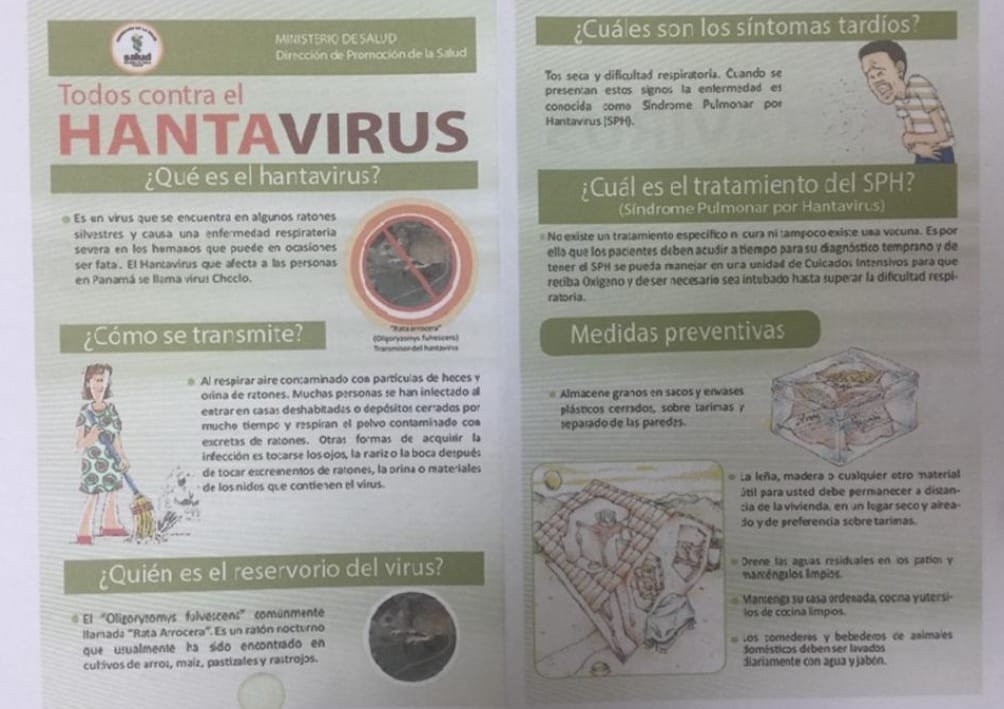#Herrera | Realizamos recorrido por el corregimiento de Cabuya, para brindar información a la comunidad sobre la prevención del hantavirus, ante la detección de un caso positivo. 37 viviendas fueron inspeccionadas cerca del sitio donde se reportó el caso. #MinsaPreviene