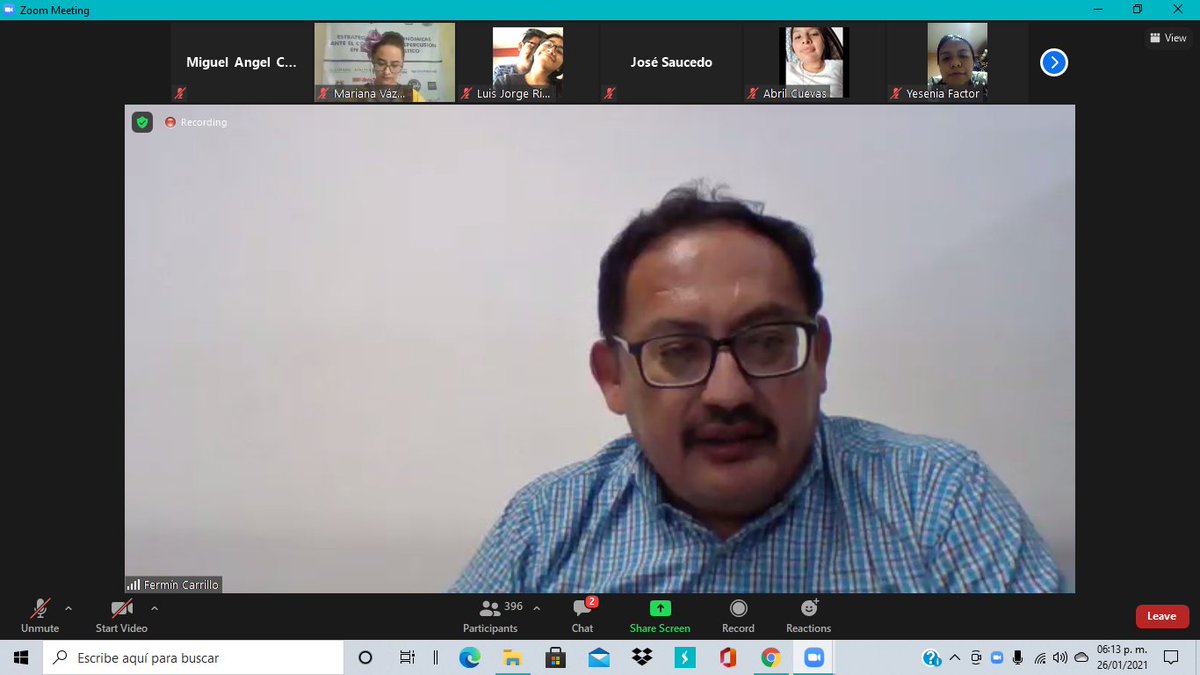 Segundo día del ciclo de conferencias #EstrategiassocioeconómicasanteelCOVID19ysurepercusiónenelsectorturístico siendo nuestro conferencista el Mtro. Fermin Alberto Carrillo Cupul.
#PatrimonioTurístico
<a href="/omaralpuche/">omar alpuche leal</a>