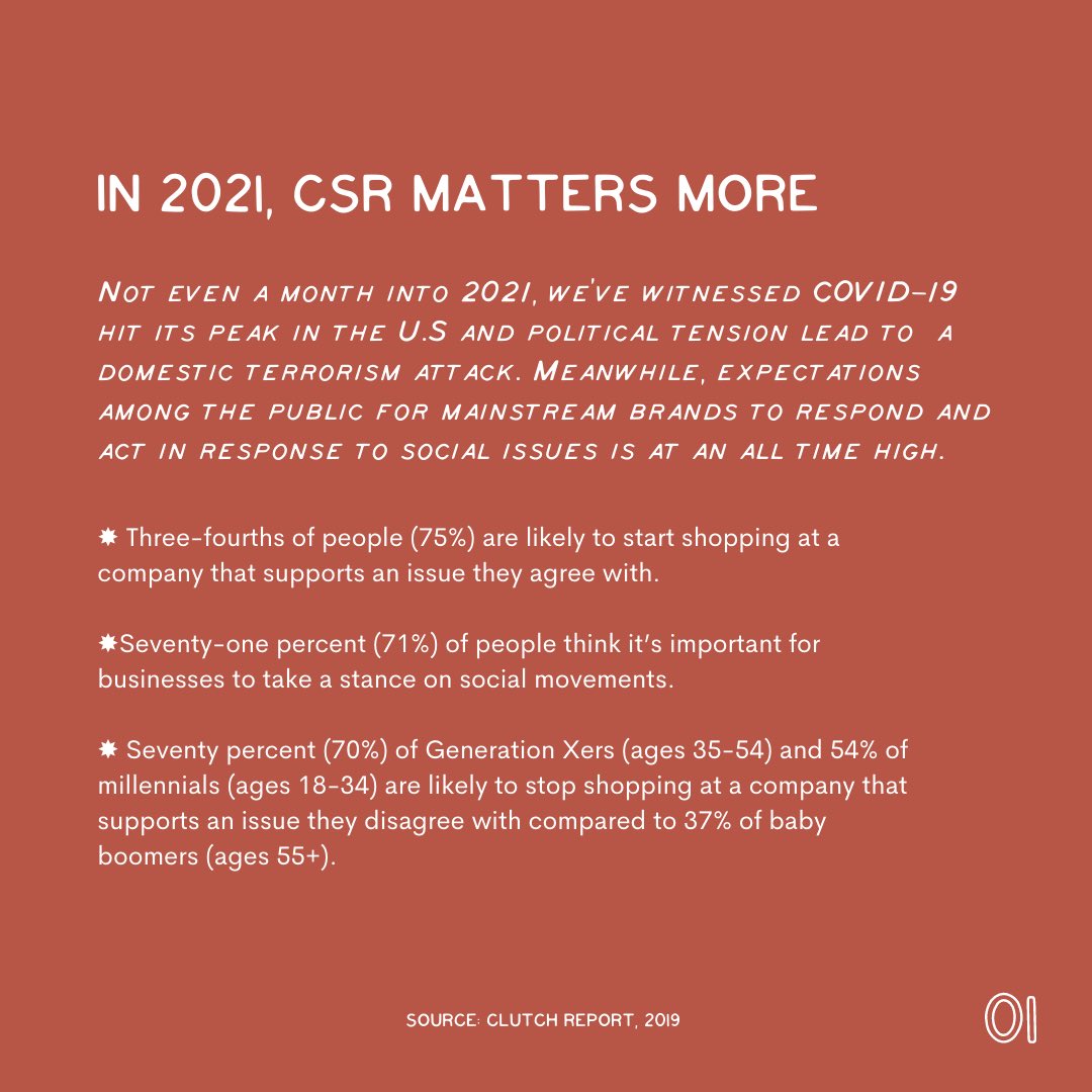 prgirlmanifesto's tweet photo. An insightful case study from @heyabmg about social responsibility. 2021 squares up to be a year when public-facing corporate social responsibility goes from being a trend to becoming the standard. https://t.co/TUxGAHMpup