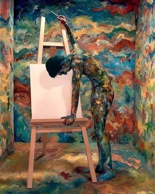 artviews's tweet photo. "I'm full of art, but I can't paint" 

© Artwork by Aarti Shinde (2015) https://t.co/lhuXyrFqIC