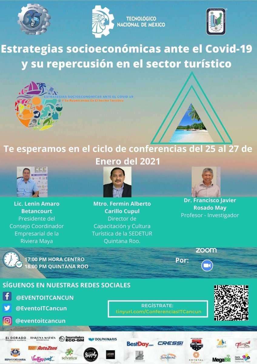 ¡No se pierdan la conferencia de hoy!
@EventoITCancun