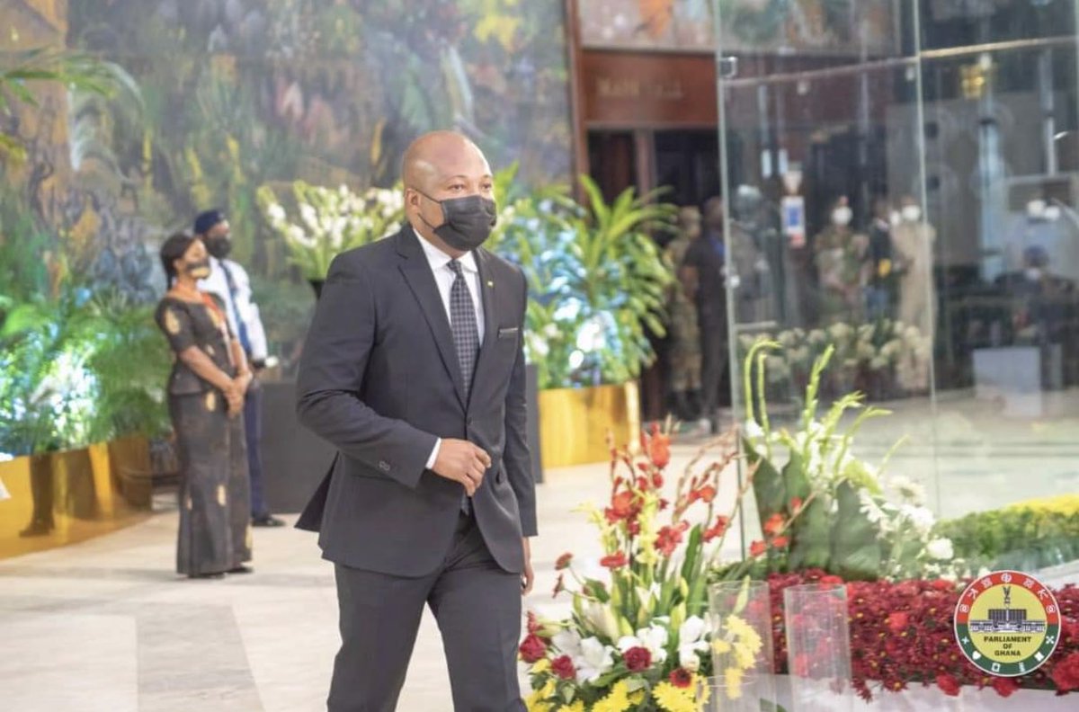 S_OkudzetoAblak's tweet photo. Had the honour in solemnity of joining colleagues in Parliament to pay profound respects to the iconic founder of the Fourth Republic and the NDC.

Prez Rawlings has taken a bow from this temporary world but his towering legacy will be celebrated permanently.

RIP brave soldier🙏🏽 https://t.co/GjJSoxUyMO