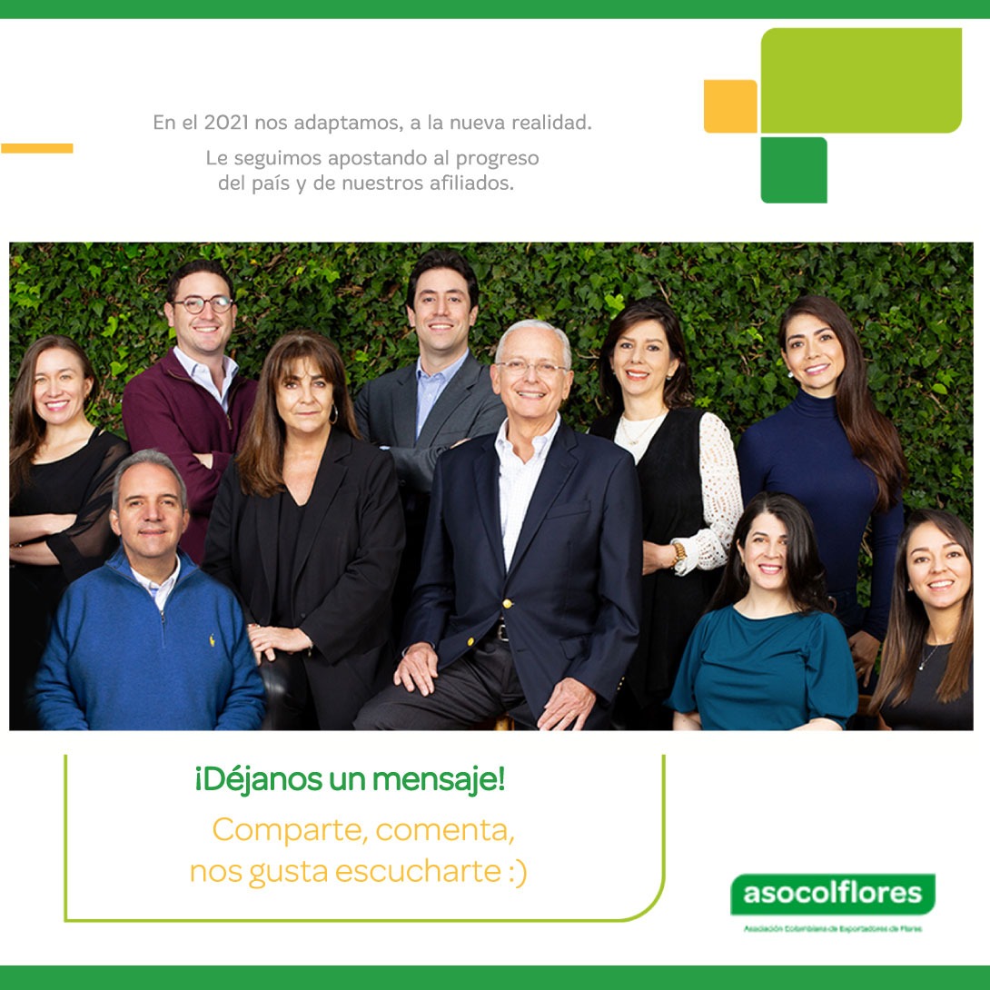 asocolflores's tweet photo. Con orgullo celebramos 48 años representando al gremio floricultor colombiano, que enaltece la labor agricultora del país. Cultivamos emociones a través de nuestras flores. Celebra con nosotros. 💐💐💐 https://t.co/CGoP12BC9t