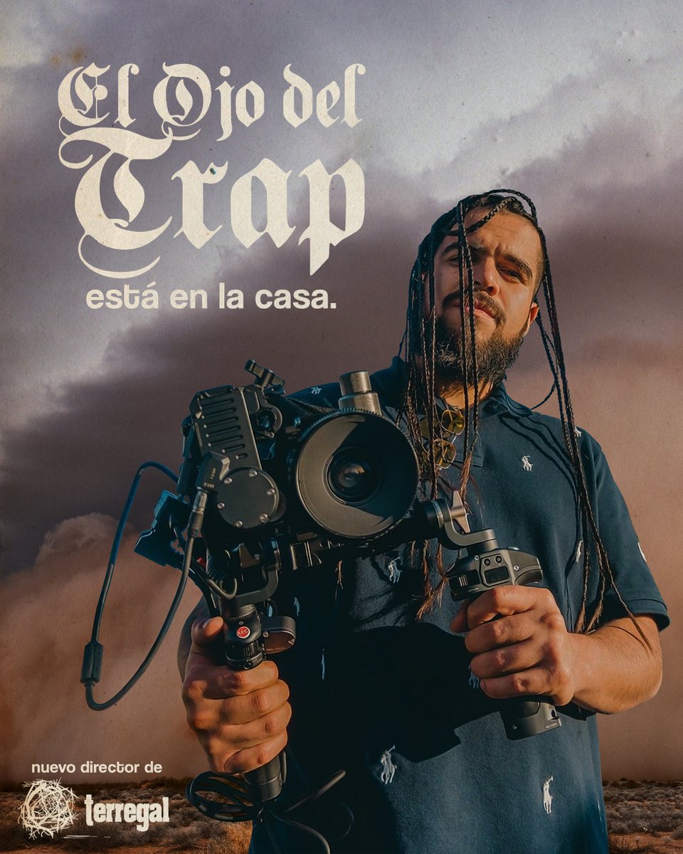 terregalfilms's tweet photo. Bienvenido al equipo Ojo del Trap👁, estamos cocinando un proyecto chingón, muy pronto mas noticias. #lafamiliacrece #levantandoelterregal https://t.co/ynXq8CD6r6