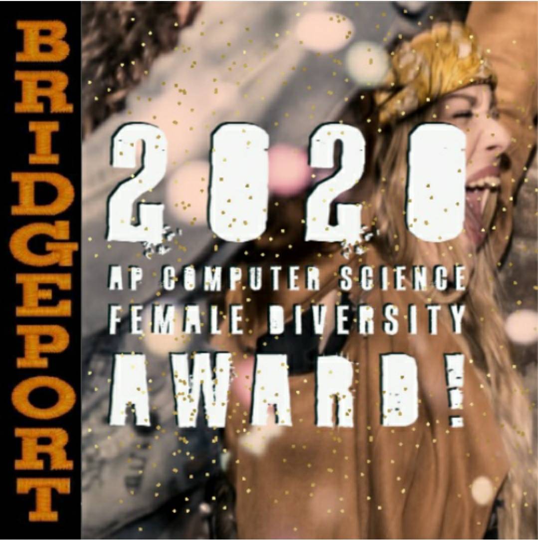 Bridgeport Hish School was recognized today as a 2020 AP Computer Science Female Diversity Award winner. 
Way to go #BridgeportFillies! #bsd75