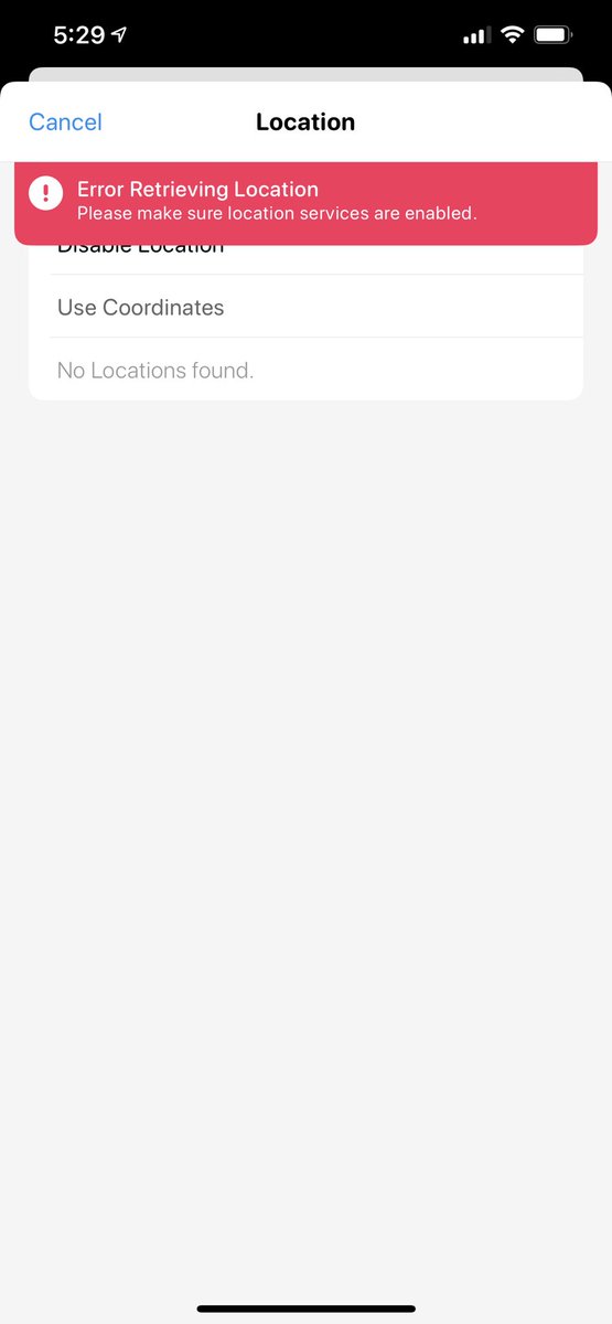Deselecting “Precise Location” Insta-crashed the location permission box and shows this error.(Again, seems the app was rushed out. Which is fine, there are business reasons for that. But you gotta take your lumps if you do.)