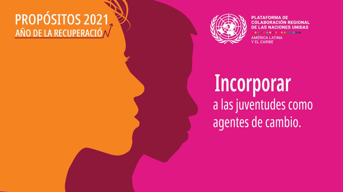 Hagamos del 2021 un año de recuperación incorporando las necesidades de adolescentes y jóvenes, contribuyendo al ejercicio de sus derechos y aprovechando su potencial como agentes de cambio. #2021AñodelaRecuperación #RCPLAC