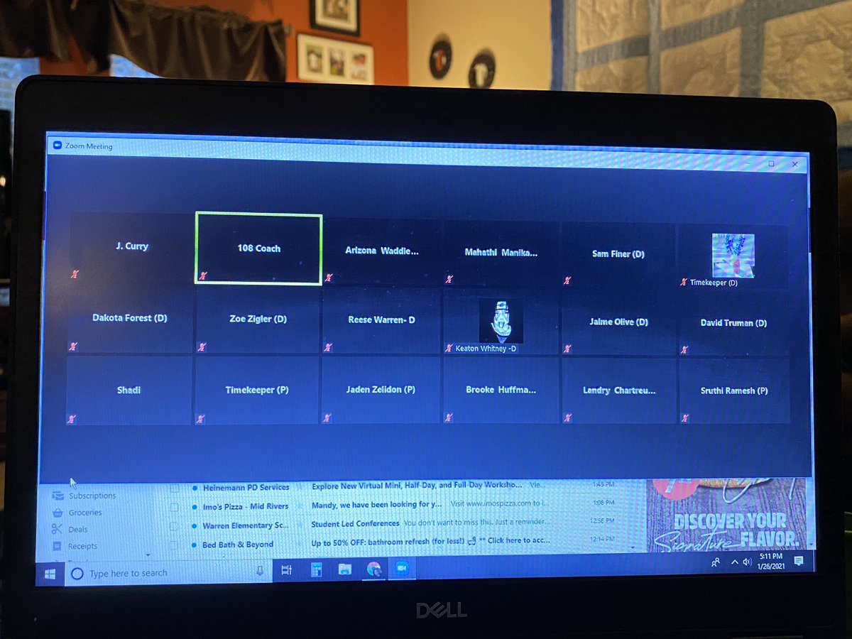 The Prosecution side of the Mock Trial team presents its case tonight in The State of MO v Parker Crimson. The evidence will show that Parker Crimson is guilty as charged. Thanks to <a href="/DeanNic37304387/">Dean Nichols</a> for being our Attorney Coach!